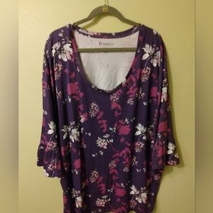 Roaman's women's 26/28 blouse